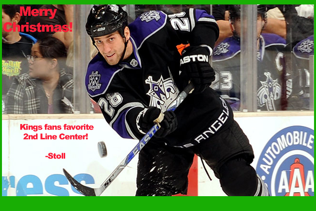Jarret Stoll Christmas Card by KingsCast